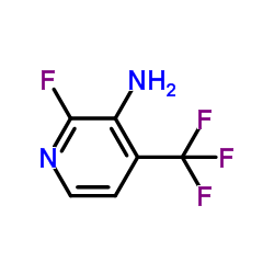 3-Amino-2-fluoro-4-(trifluoromethyl)pyridine结构式
