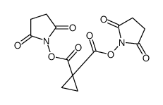 bis(2,5-dioxopyrrolidin-1-yl) cyclopropane-1,1-dicarboxylate结构式