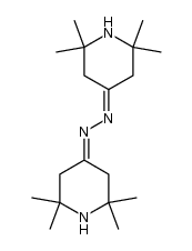 2,2,6,6,-tetramethyl-4-oxo-piperidine azine Structure