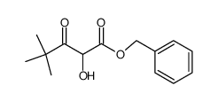 benzyl 2-hydroxy-4,4-dimethyl-3-oxopentanoate结构式