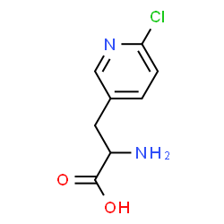 3-Pyridinepropanoicacid,-alpha--amino-6-chloro-(9CI) Structure