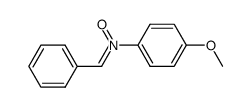 N-benzylidene-4-methoxyaniline oxide Structure
