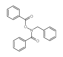 Benzoicacid, benzoyl(phenylmethyl)azanyl ester结构式
