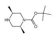 (2R,5R)-TERT-BUTYL 2,5-DIMETHYLPIPERAZINE-1-CARBOXYLATE HYDROCHLORIDE Structure