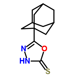 5-(1-adamantyl)-1,3,4-oxadiazole-2-thiol Structure