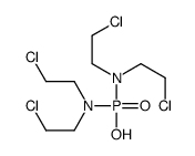 bis[bis(2-chloroethyl)amino]phosphinic acid Structure