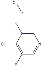 4-氯-3,5-二氟吡啶盐酸盐结构式