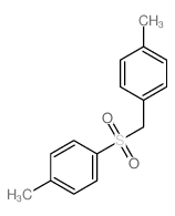 1-methyl-4-[(4-methylphenyl)methylsulfonyl]benzene结构式