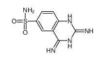 2,4-diaminoquinazoline-6-sulfonamide结构式