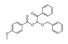 (benzoyl-phenylmethoxy-amino) 4-methoxybenzoate Structure