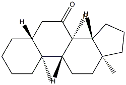 5α-Androstan-7-one结构式