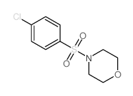 Morpholine,4-[(4-chlorophenyl)sulfonyl]- Structure