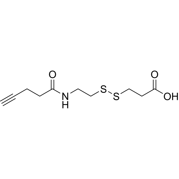 Alkyne-SS-COOH Structure