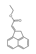 Ethyl2-(1,2-dihydro-1-acenaphthylenylidene)acetate结构式