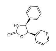 (4S,5R)-4,5-二苯基-2-噁唑烷酮结构式