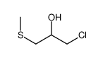 1-chloro-3-(methylthio)propan-2-ol structure
