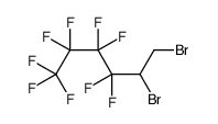 1,2-DIBROMO-3,3,4,4,5,5,6,6,6-NONAFLUOROHEXANE结构式