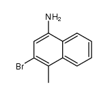 3-bromo-4-methyl-[1]naphthylamine结构式