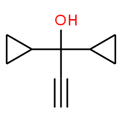 1,1-DICYCLOPROPYL-PROP-2-YN-1-OL结构式