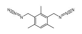 1,3-bis(azidomethyl)-2,4,6-trimethylbenzene Structure