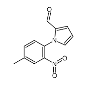 1-(4-methyl-2-nitrophenyl)pyrrole-2-carbaldehyde结构式