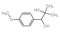 1-(4-Methoxyphenyl)-2-methylpropane-1,2-diol. structure