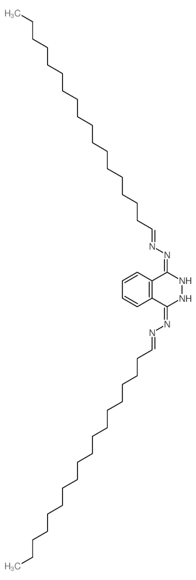 N,N-bis(octadecylideneamino)phthalazine-1,4-diamine Structure