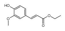 Ethyl (E)-ferulate structure