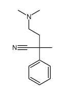 4-(dimethylamino)-2-methyl-2-phenylbutanenitrile Structure