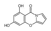 9H-Pyrrolo[2,1-b][1,3]benzoxazin-9-one, 6,8-dihydroxy- (9CI)结构式