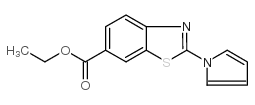 ethyl 2-pyrrol-1-yl-1,3-benzothiazole-6-carboxylate结构式