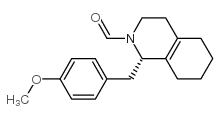 (S)-3,4,5,6,7,8-hexahydro-1-[(4-methoxyphenyl)methyl](1H)-isoquinoline-2-carbaldehyde Structure