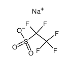 sodium perfluoroethanesulfonate Structure