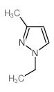 1-乙基-3-甲基-1H-吡唑结构式