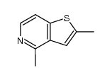Thieno[3,2-c]pyridine, 2,4-dimethyl- (8CI)结构式