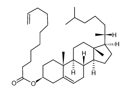 胆固醇10-十一烯酸盐结构式