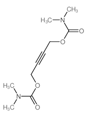 Carbamic acid,dimethyl-, 2-butynylene ester (8CI) Structure