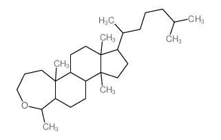 1,5a,7a,10a-tetramethyl-8-(6-methylheptan-2-yl)hexadecahydro-1h-cyclopenta[5,6]naphtho[2,1-c]oxepine结构式