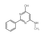 4(3H)-Pyrimidinone, 6-(methylamino)-2-phenyl- picture
