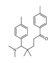 ω-(Dimethylamino)-4',γ,γ-trimethyl-ω-(p-tolyl)valerophenone结构式