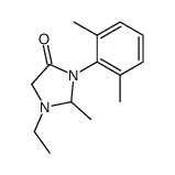 3-(2,6-dimethylphenyl)-1-ethyl-2-methylimidazolidin-4-one Structure