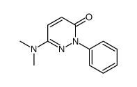 3(2H)-Pyridazinone, 6-(dimethylamino)-2-phenyl-结构式