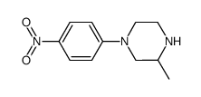 3-methyl-1-(4-nitrophenyl)piperazine结构式