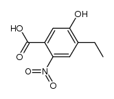 4-ethyl-5-hydroxy-2-nitrobenzoic acid结构式