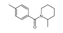 2-Methyl-1-(4-Methylbenzoyl)piperidine structure