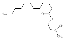 2-dimethylaminoethyl dodecanoate Structure