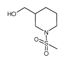 (1-METHANESULFONYLPIPERIDIN-3-YL)METHANOL Structure