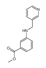 Methyl 3-((pyridin-3-ylmethyl)amino)benzoate structure
