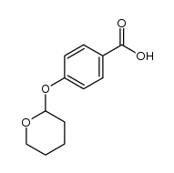 4-(3,4,5,6-tetrahydropyran-2-yloxy)benzoic acid结构式