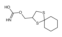 1,4-dithiaspiro[4.5]decan-3-ylmethyl carbamate结构式